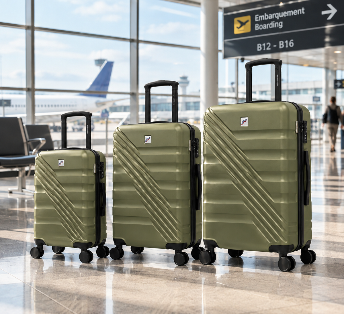 Set de 3 Valises Rigides REDWOOD - Passa è Vene