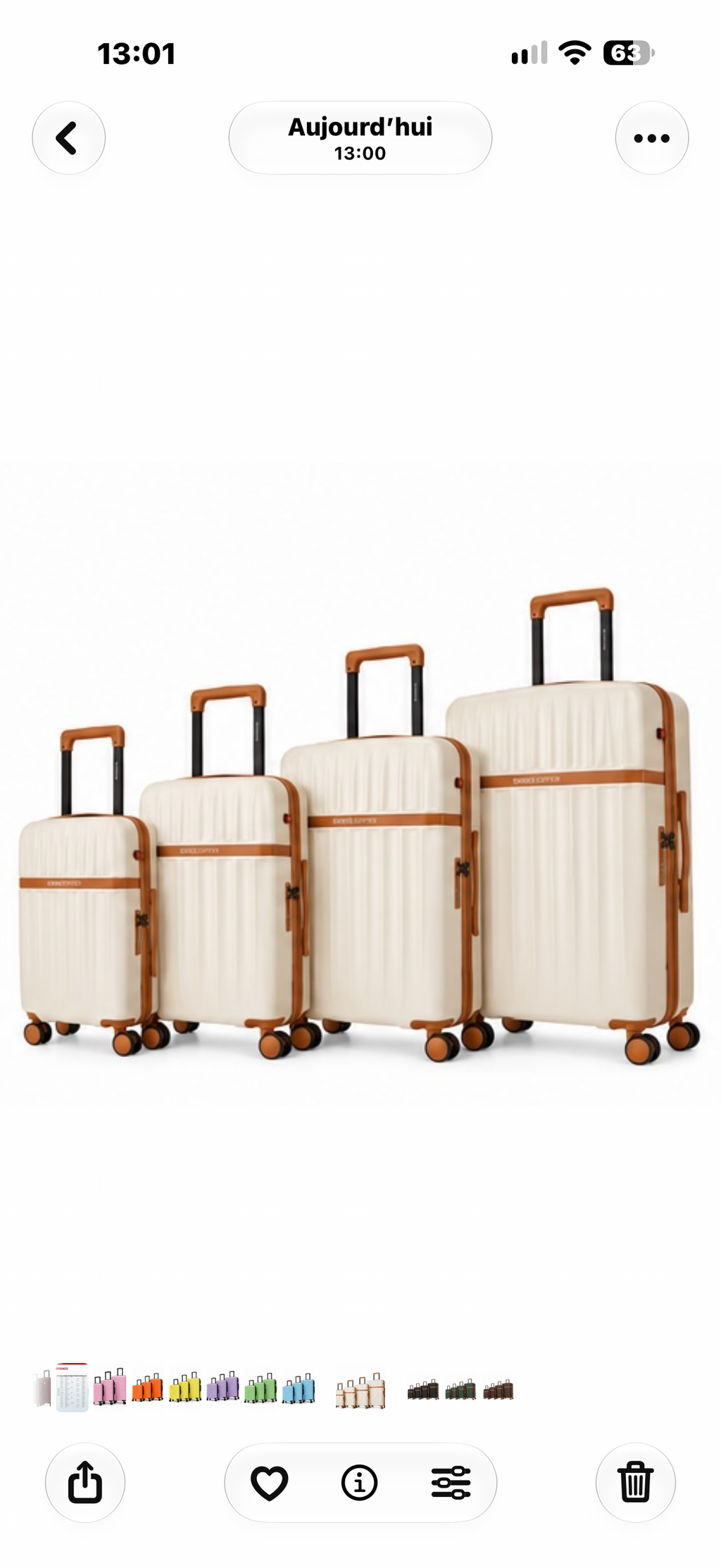 Set de 4 Valises Rigides ZERMATT - Passa è Vene